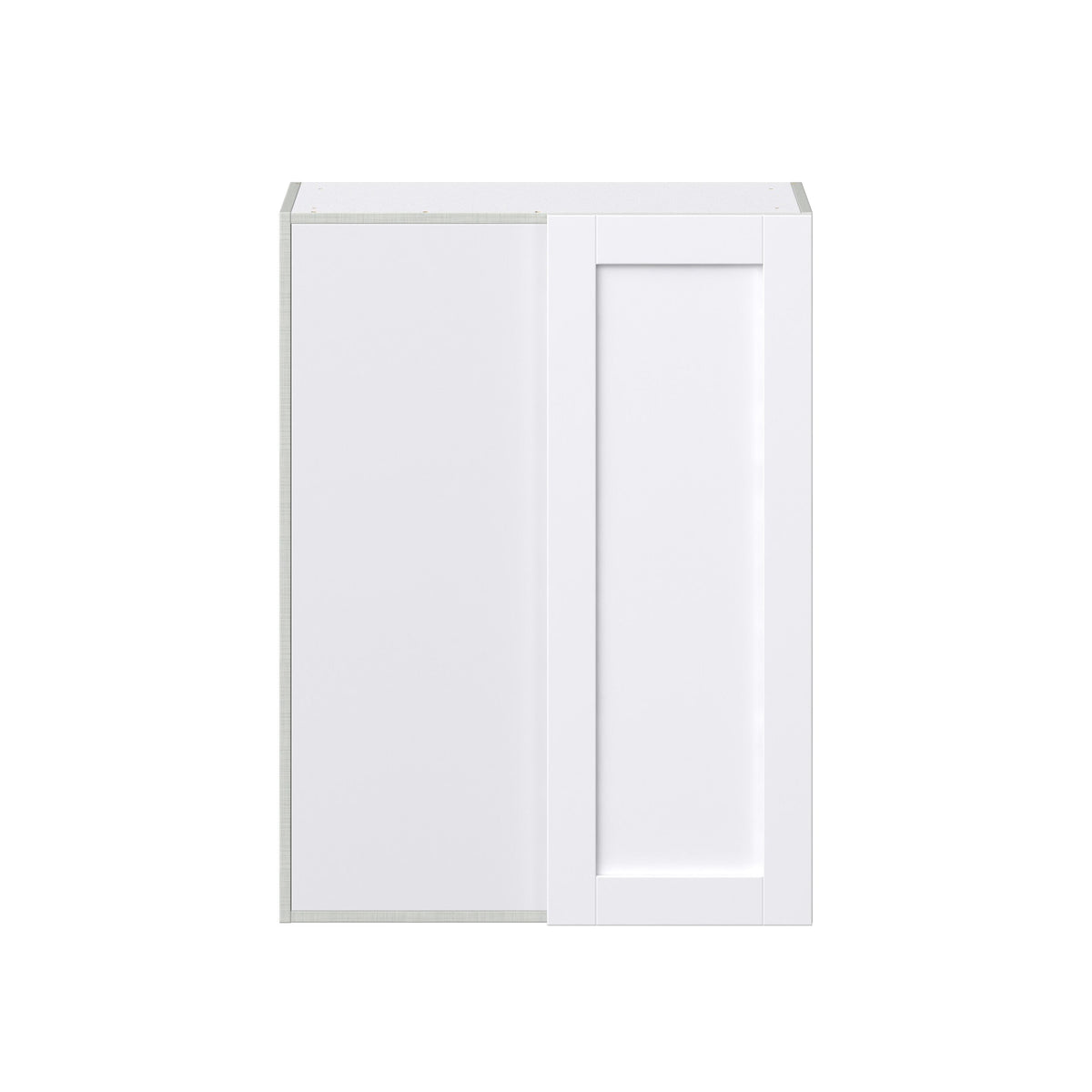 Hugo&Borg Rosemont 30-in W x 40-in H x 14-in D Glacier White Blind Wall Fully Assembled Cabinet (Recessed Panel Shaker Door Style)