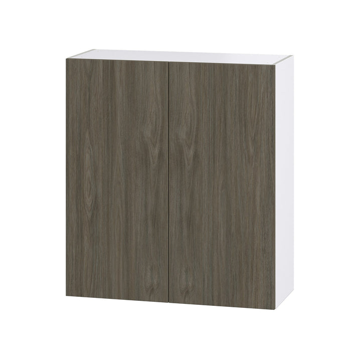 Hugo&Borg Savane 36-in W x 40-in H x 14-in D Textmel Wall Fully Assembled Cabinet (Flat Panel Slab Door Style)