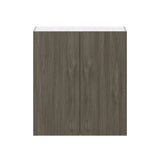Hugo&Borg Savane 36-in W x 40-in H x 14-in D Textmel Wall Fully Assembled Cabinet (Flat Panel Slab Door Style)