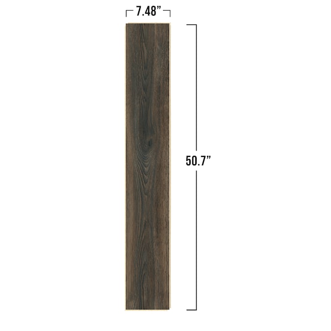 STAINMASTER Halladay Oak 10-mm T x 7-1/2-in W x 50-in L Waterproof Wood Plank Laminate Flooring (21.06-sq ft / Carton)