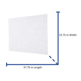 DURALENS 24-in x 48-in 7.85-sq ft Cracked Ice Ceiling Light Panels