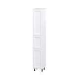 Hugo&Borg Rosemont 15-in W x 94.5-in H x 24-in D Glacier White Pantry Fully Assembled Cabinet (Recessed Panel Shaker Door Style)