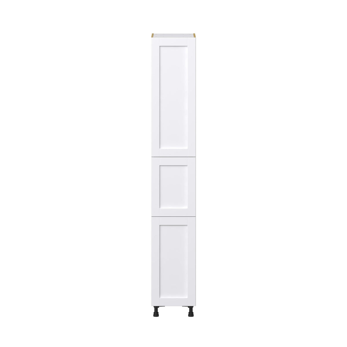 Hugo&Borg Rosemont 15-in W x 94.5-in H x 24-in D Glacier White Pantry Fully Assembled Cabinet (Recessed Panel Shaker Door Style)