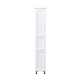 Hugo&Borg Rosemont 15-in W x 94.5-in H x 24-in D Glacier White Pantry Fully Assembled Cabinet (Recessed Panel Shaker Door Style)