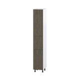 Hugo&Borg Savane 15-in W x 94.5-in H x 24-in D Textmel Pantry Fully Assembled Cabinet (Flat Panel Slab Door Style)