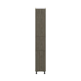 Hugo&Borg Savane 15-in W x 94.5-in H x 24-in D Textmel Pantry Fully Assembled Cabinet (Flat Panel Slab Door Style)