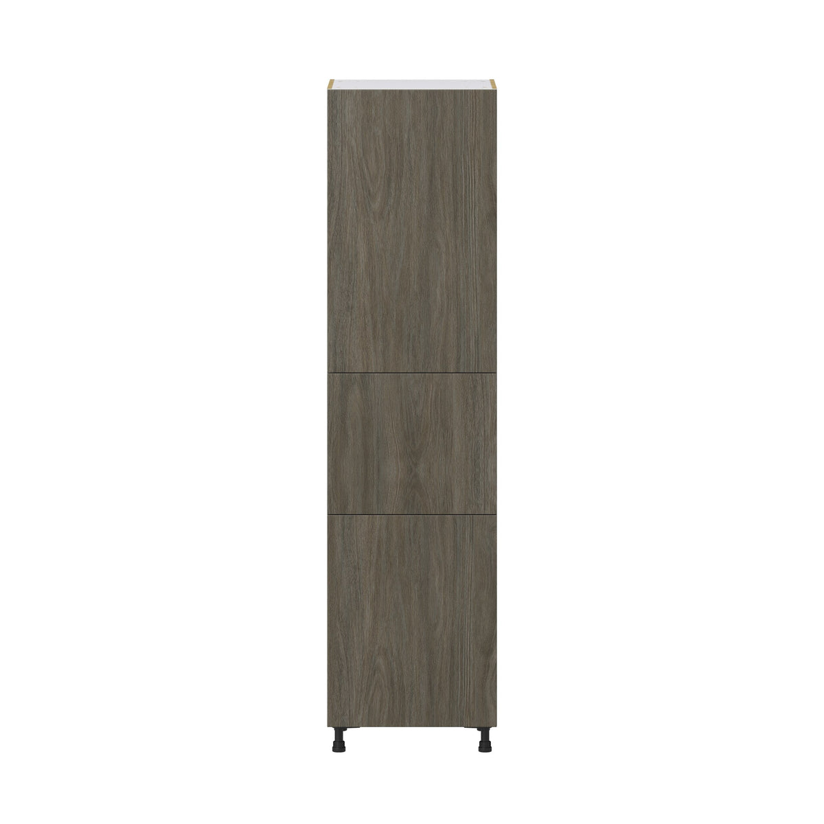 Hugo&Borg Savane 24-in W x 94.5-in H x 24-in D Textmel Pantry Fully Assembled Cabinet (Flat Panel Slab Door Style)