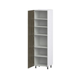 Hugo&Borg Savane 24-in W x 94.5-in H x 24-in D Textmel Pantry Fully Assembled Cabinet (Flat Panel Slab Door Style)