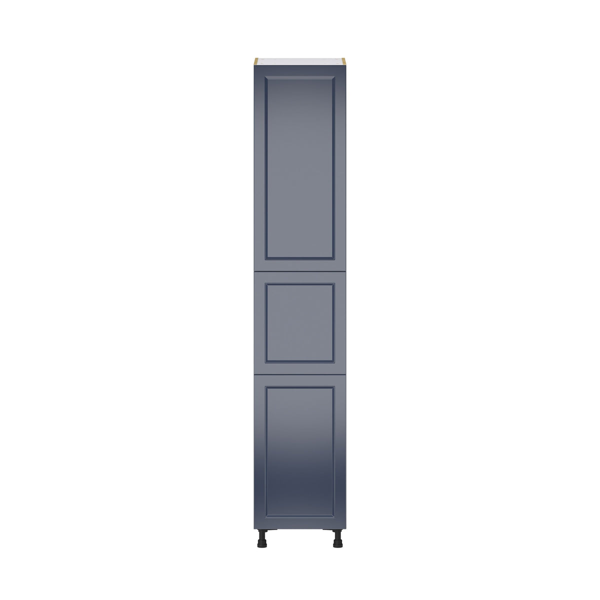 Hugo&Borg Lorette 18-in W x 94.5-in H x 24-in D Navy Blue Pantry Fully Assembled Cabinet (Recessed Panel Shaker Door Style)