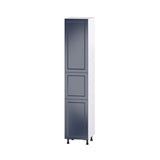 Hugo&Borg Lorette 18-in W x 94.5-in H x 24-in D Navy Blue Pantry Fully Assembled Cabinet (Recessed Panel Shaker Door Style)