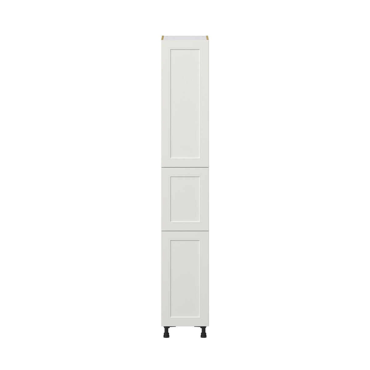 Hugo&Borg Belcourt 15-in W x 94.5-in H x 24-in D Gray Painted Pantry Fully Assembled Cabinet (Recessed Panel Shaker Door Style)