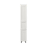 Hugo&Borg Belcourt 15-in W x 94.5-in H x 24-in D Gray Painted Pantry Fully Assembled Cabinet (Recessed Panel Shaker Door Style)