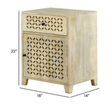 Benzara Gray Accent Chest
