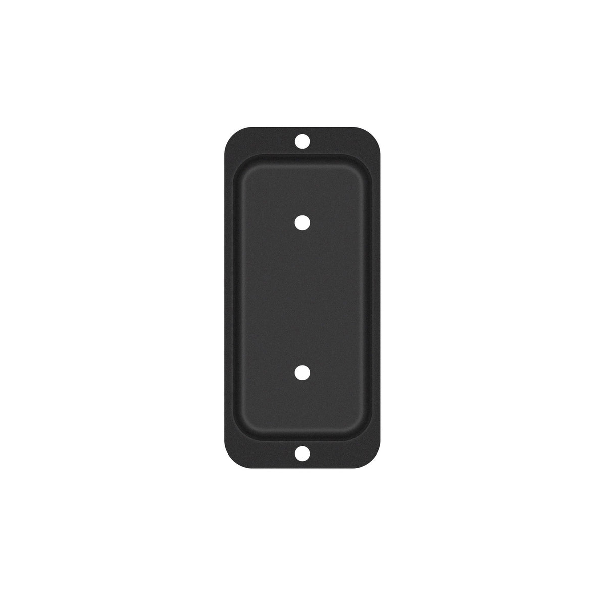 Nuvo Iron 2-in x 4.5-in Powder Coated Black Painted Galvanized Steel Rail Bracket