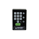 Ghost Controls Keypad Mounting Pedestal for Driveway Gate Opener - Party Mode, Vacation Mode, 20 Access Codes, Battery Powered