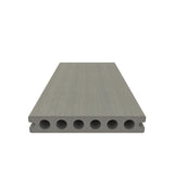 NewTechWood Voyager Hollow Board 1-in x 6-in x 8-ft Roman Antique Grooved Composite Deck Board (49-Pack)