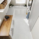 Lucida USA Lightstone White Stone Look 22-mil x 12-in W x 24-in L Waterproof Interlocking Luxury Vinyl Tile Flooring (16-sq ft/ Carton)