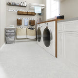 Lucida USA Lightstone White Stone Look 22-mil x 12-in W x 24-in L Waterproof Interlocking Luxury Vinyl Tile Flooring (16-sq ft/ Carton)
