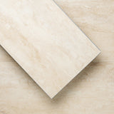 Lucida USA Cream Brown Stone Look 22-mil x 12-in W x 24-in L Waterproof Interlocking Luxury Vinyl Tile Flooring (16-sq ft/ Carton)