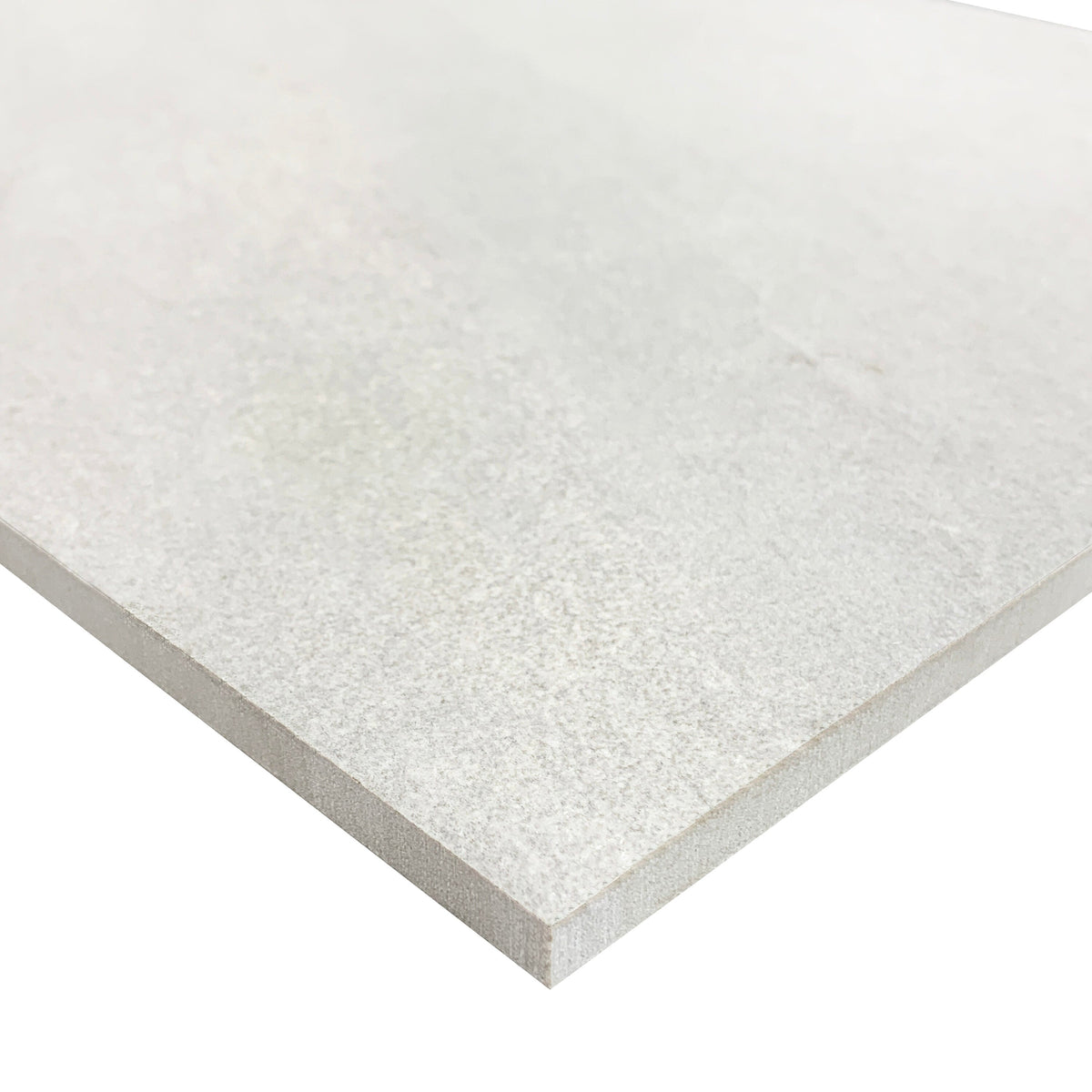 Giorbello (Sample) White 6-in x 6-in Matte Porcelain Stone Look Floor and Wall Tile
