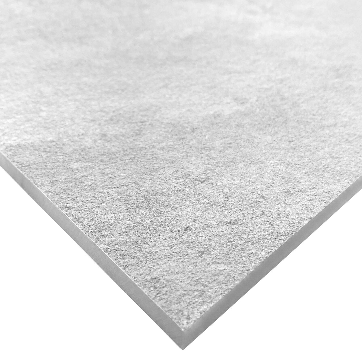 Giorbello (Sample) Silver 6-in x 6-in Matte Porcelain Stone Look Floor and Wall Tile