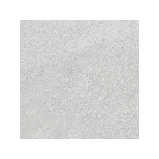 Giorbello (Sample) Silver 6-in x 6-in Matte Porcelain Stone Look Floor and Wall Tile