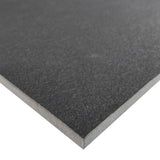 Giorbello (Sample) Black 6-in x 6-in Matte Porcelain Stone Look Floor and Wall Tile