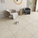 Giorbello (Sample) Sand 6-in x 6-in Matte Porcelain Stone Look Floor and Wall Tile