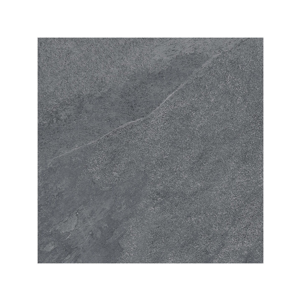 Giorbello (Sample) Coal 6-in x 6-in Matte Porcelain Stone Look Floor and Wall Tile