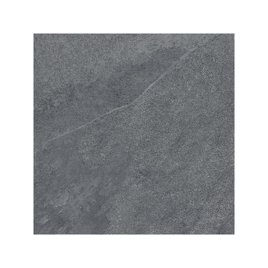 Giorbello (Sample) Coal 6-in x 6-in Matte Porcelain Stone Look Floor and Wall Tile