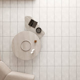 Giorbello (Sample) White 4-in x 6-in Matte Porcelain Floor and Wall Tile
