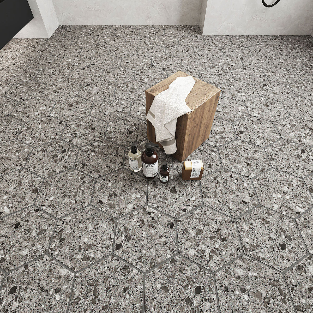Giorbello Ceppo Gray 10-in x 10-in Glazed Porcelain Stone Look Floor and Wall Tile (17.36-sq. ft/ Carton)