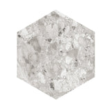 Giorbello (Sample) Silver 10-in x 10-in Matte Porcelain Stone Look Floor and Wall Tile