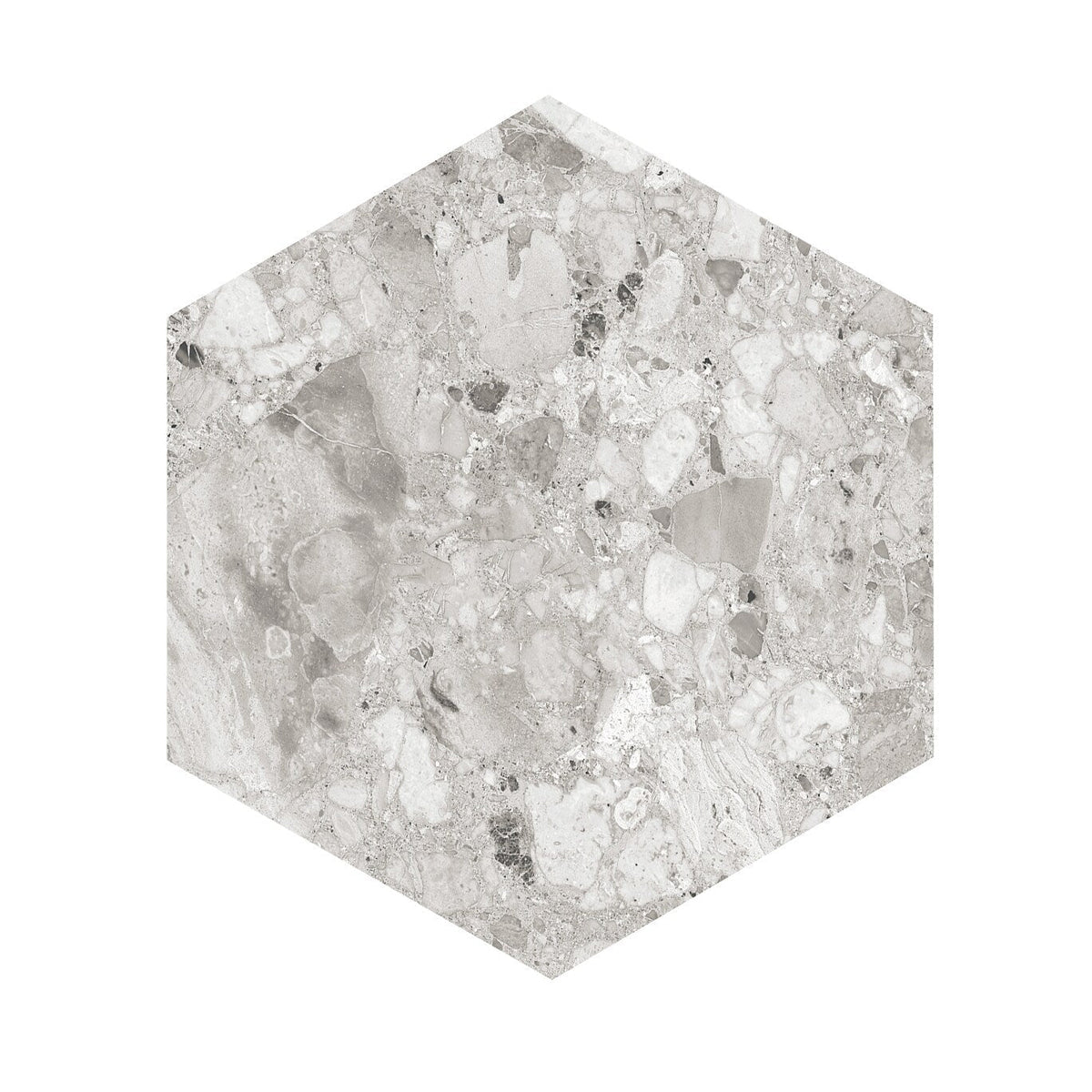 Giorbello Ceppo Silver 10-in x 10-in Glazed Porcelain Stone Look Floor and Wall Tile (17.36-sq. ft/ Carton)