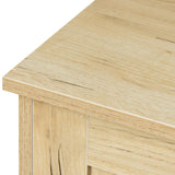 SINOFURN Oak Buffet Sideboard with 3 Doors and 2 Drawers, Rustic Style, Easy Assembly, Multi-Purpose Storage Cabinet