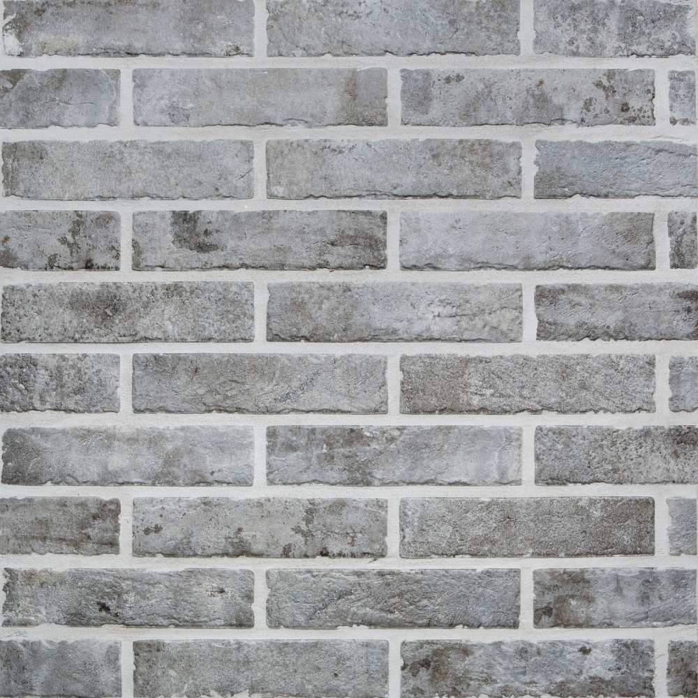 The Tile Life Brick City Grey 2-in x 10-in Matte Porcelain Brick look Floor and Wall Tile product image