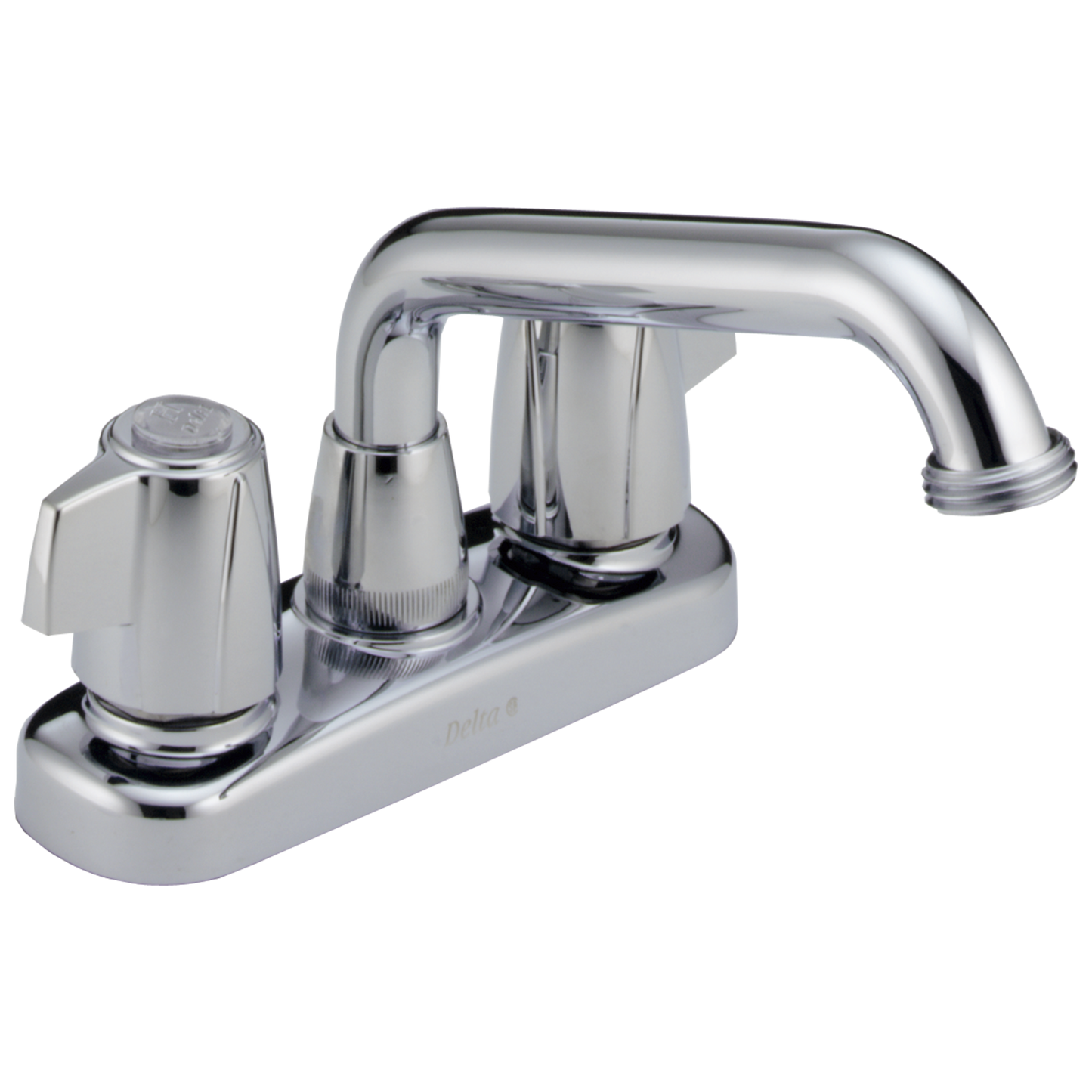 Delta Classic Chrome 2-Handle Deck-Mount Utility Faucet