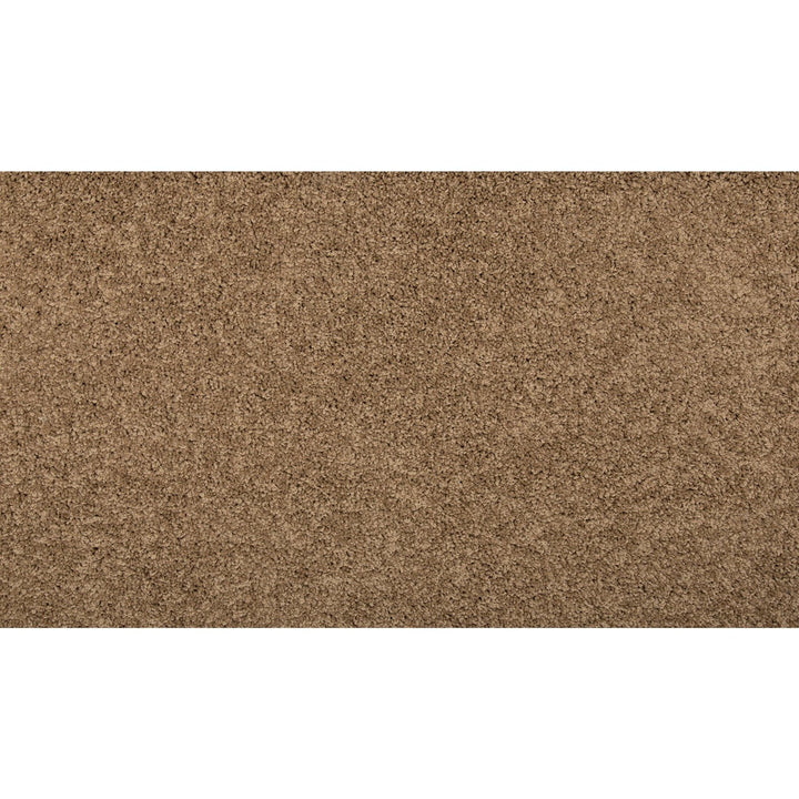 Memorable Touch II Capon Brown 50-oz sq yard Solution-dyed polyester Textured Indoor Carpet