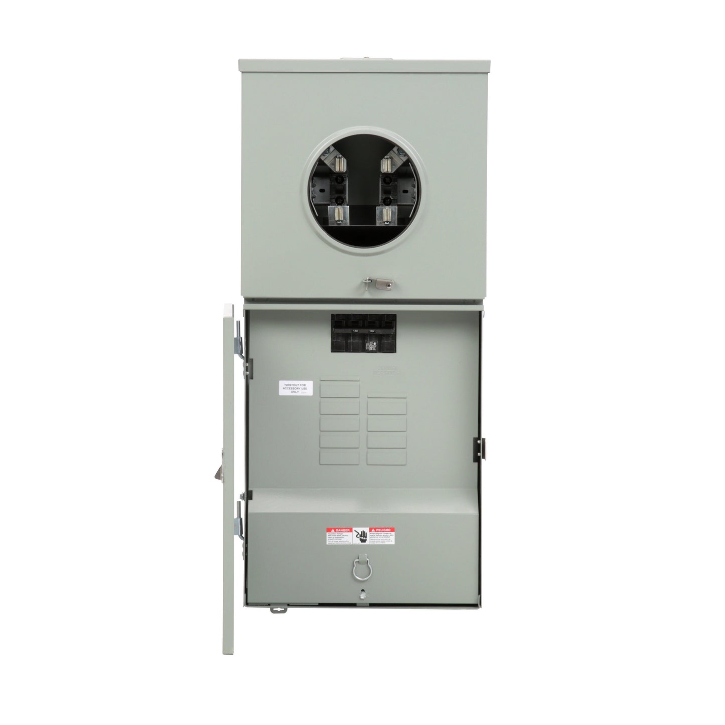Siemens Siemens/Murray Brand 150-Amp 8-space load center - angle view