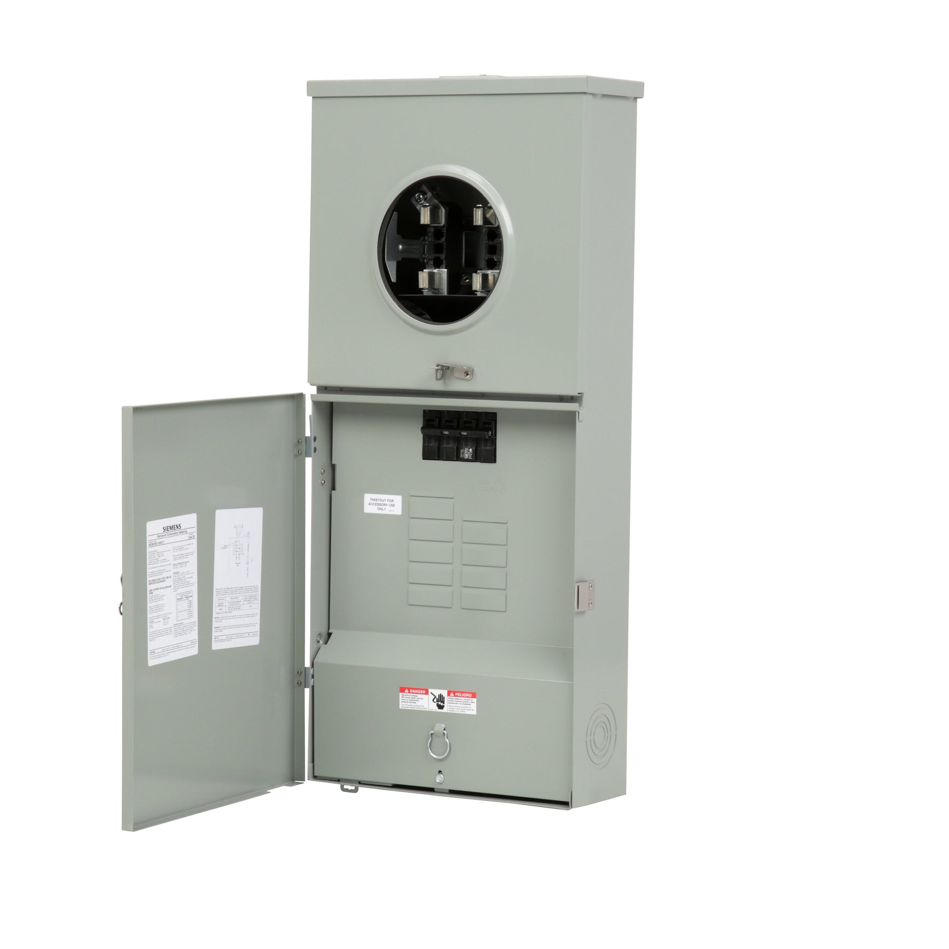 Siemens Siemens/Murray Brand 150-Amp 8-space load center - front view