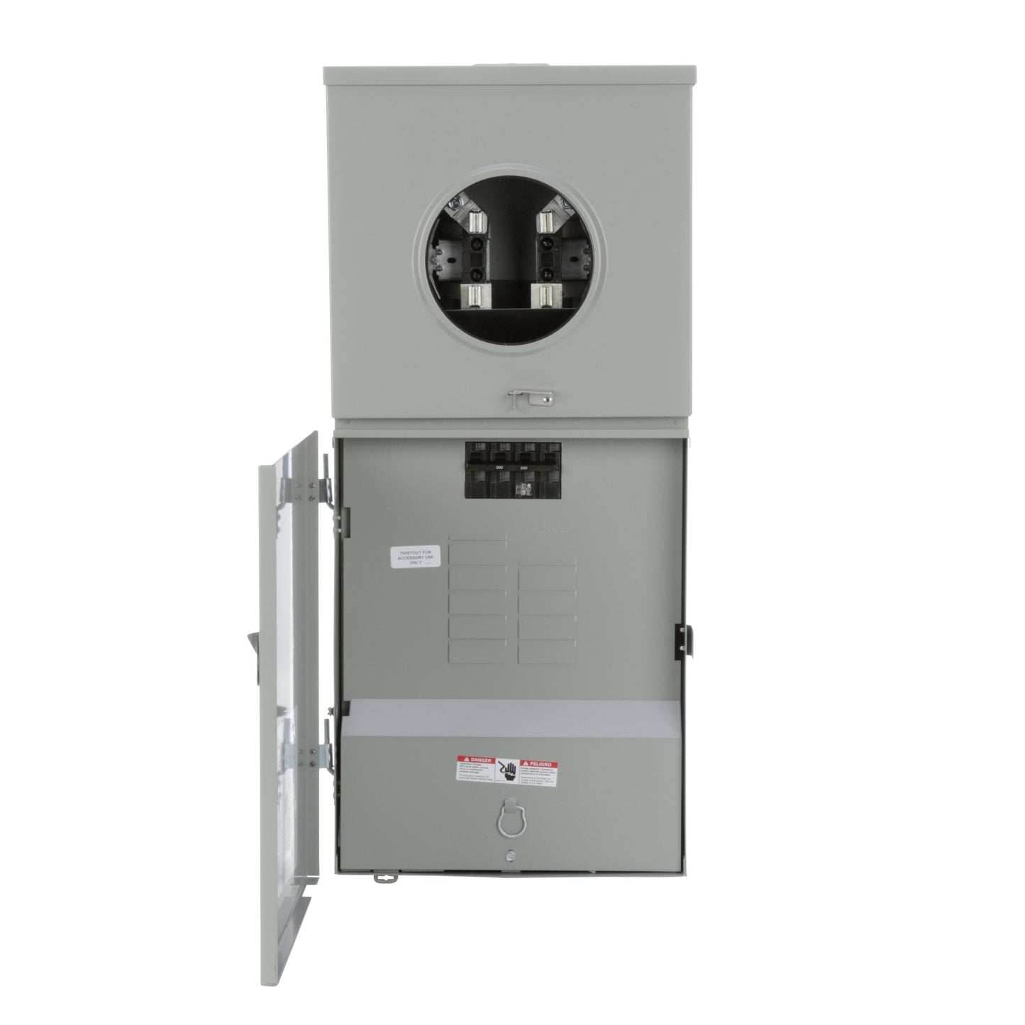 Siemens Siemens/Murray Brand 200-Amp 8-space load center - angle view