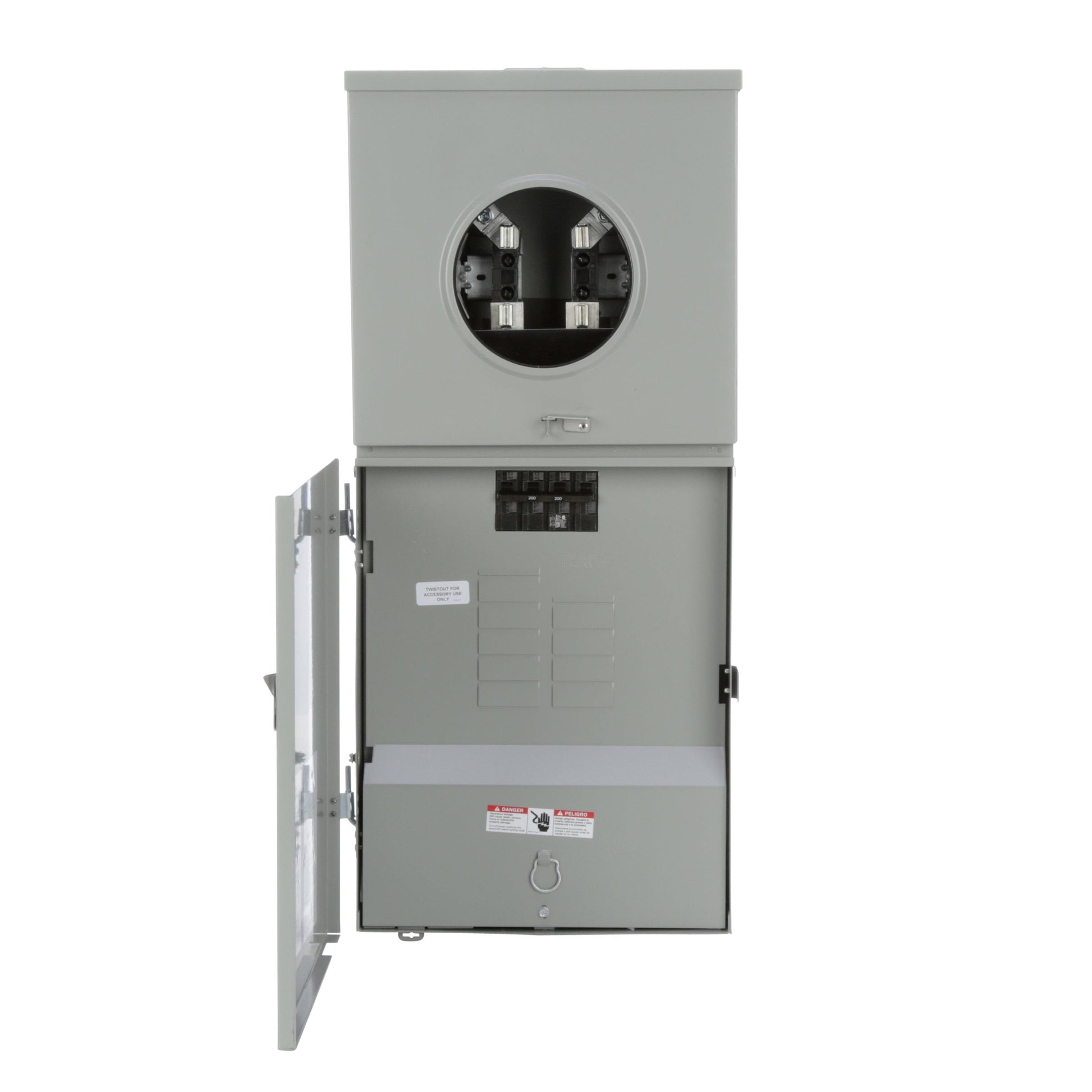 Siemens Siemens/Murray Brand 200-Amp 8-space load center - angle view