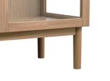 Natural Oak Contemporary/Modern Wood Media Cabinet