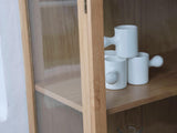 Natural Oak Contemporary/Modern Wood Media Cabinet