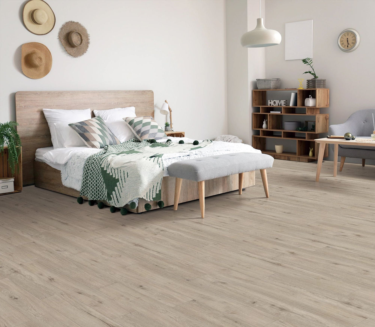 Shaw Parallax HD Plus Enchanted Brown 20-mil x 7-in W x 48-in L Waterproof Interlocking Luxury Vinyl Plank Flooring (18.91-sq ft/ Carton)