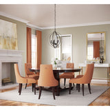 Progress Lighting Equinox 5-Light Matte Black Transitional Chandelier