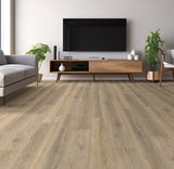Shaw Parallax HD Plus Terrain Brown 20-mil x 7-in W x 48-in L Waterproof Interlocking Luxury Vinyl Plank Flooring (18.91-sq ft/ Carton)