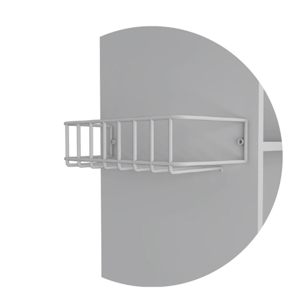 Miki Shinly White Mdf Base with Mdf Top Rolling Kitchen Cart (23.6-in x 14.96-in x 38.58-in)