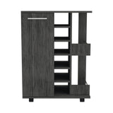 Miki Shinly Black Mdf Base with Mdf Black Granite Top Water Jug Cart (23.62-in x 14.76-in x 32.32-in)