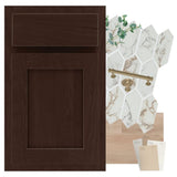 Diamond Express Jamestown 42-in W x 34.5-in H x 24-in D Thatch Partial Overlay 1-Drawer Base Fully Assembled Plywood Cabinet (Recessed Panel Shaker Style)